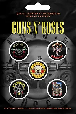 Buy Guns N' Roses - Bullet Logo (new) (gift) Badge Pack Official Band Merch • 6.50£