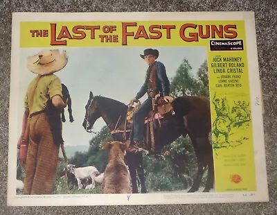 Buy THE LAST OF THE FAST GUNS Orig 1958 Lobby Card JOCK MAHONEY 11x14 Movie Poster • 26.45£