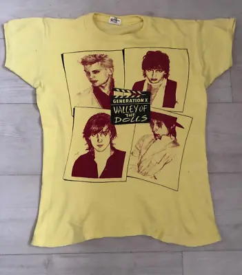 Buy Vintage 1979 Generation X / Billy Idol 'Valley Of The Dolls' T Shirt - P2p 17.5  • 300£