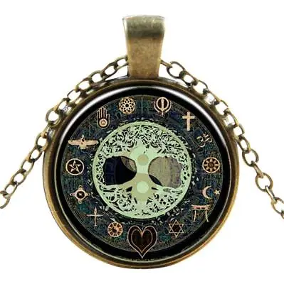 Buy Mystical Symbol Steampunk Necklace Pendant Victorian Punk Vintage Jewellery UK • 7.50£