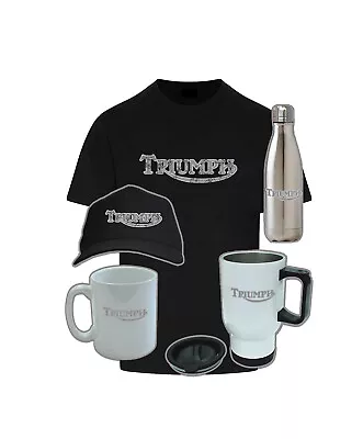 Buy TRIUMPH MOTORCYCLES Vintage Style Merchandise Pack - Up To 6XL - FREE POSTAGE • 49£