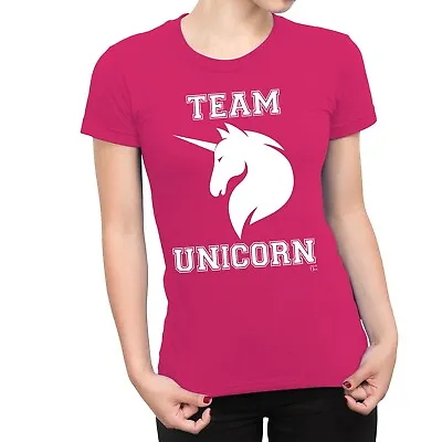Buy 1Tee Womens Team Unicorn College T-Shirt • 7.99£