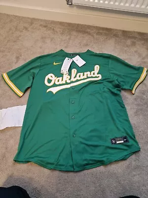 Buy Oakland Athletics Nike Official Replica Alternate Road Jersey - Mens Size XL. • 30.01£