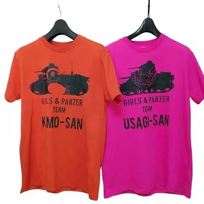 Buy 2 Pieces Together Movie Version Girls Und Panzer T-Shirt Mr. Duck And Rabbit • 95.45£