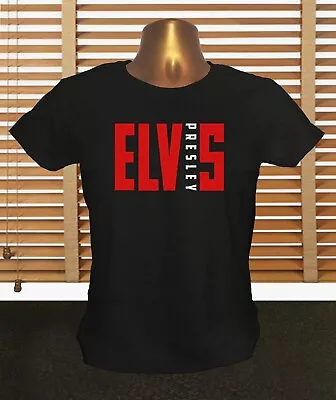 Buy Elvis Presley Graphic In Flock Material - Women's Elvis Presley T Shirt • 15.99£