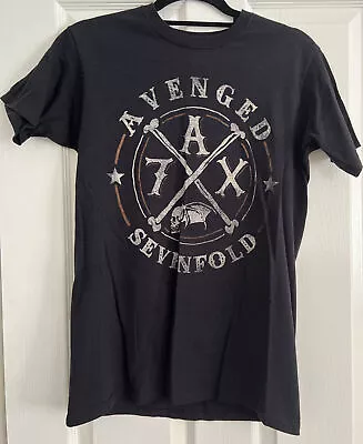 Buy Avenged Sevenfold Band Merch Tshirt 2014 Tour Size S • 10£