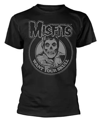 Buy Misfits Want Your Skull Black T-Shirt - OFFICIAL • 16.29£