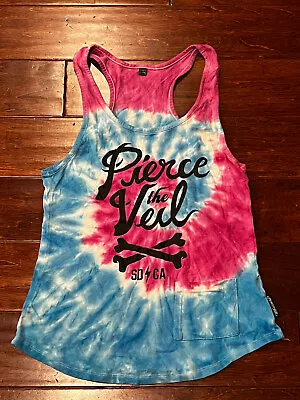 Buy Pierce The Veil SD San Diego California Pink Tye Die Women's XS Pocket Tank Top • 21.25£