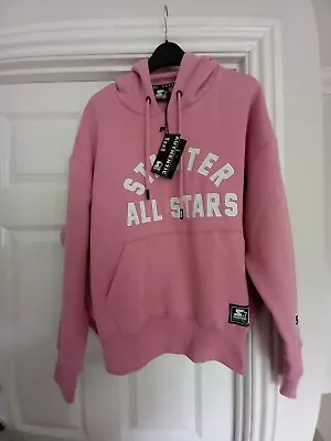 Buy Starter All Stars Ladies Pink Hoody Size 10 BNWT • 6£