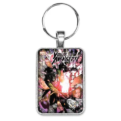 Buy Young Avengers #5 Cover Key Ring Or Necklace Classic Marvel Comic Book Jewelry • 10.20£