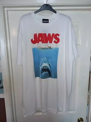 Buy Jaws Movie T Shirt New With Tag Shark Scary Horror Official 2XL XXL  • 3£