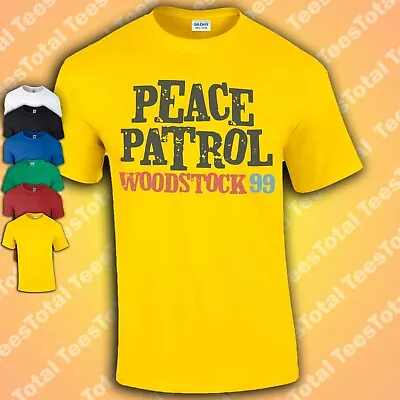 Buy Peace Patrol Woodstock 99 T-Shirt | Festival | Rave | Party | Retro Peace Love • 17.99£