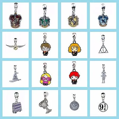 Buy Official Harry Potter Jewellery Silver Plated Slider Charm Bead Pendant • 5.99£