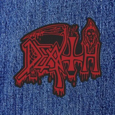 Buy Death - Logo - Cut Out  (new) Sew On Patch Official Band Merch • 4.75£