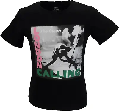 Buy Ladies Black Official The Clash London Calling T Shirt • 17.99£