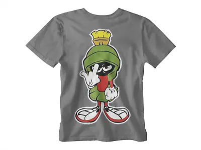 Buy Marvin The Martian T Shirt Present Attitude Unisex Mens Fun  Retro Grey • 10.23£