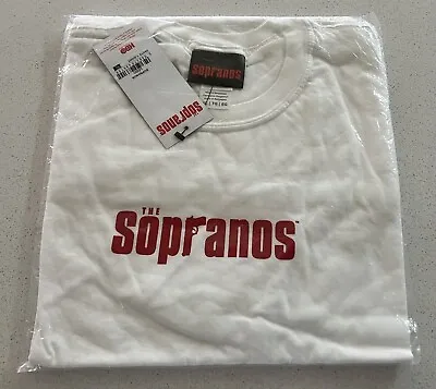 Buy HBO THE SOPRANOS OFFICIAL WHITE T-SHIRT - XL - Home Box Office Tony Paulie Silvo • 29.99£