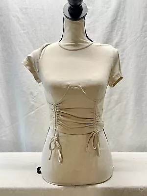 Buy Princess Polly Women's Beige Wire Bra Crop Top Size 8 Y2k 2000’s Aesthetic • 7.36£