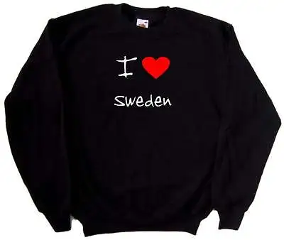 Buy I Love Heart Sweden Sweatshirt • 14.99£