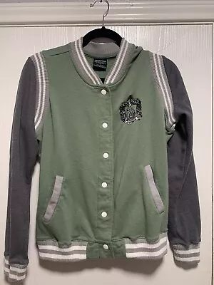 Buy Juniors Harry Potter Slytherin House Varsity Track Jacket Size Large • 24.11£