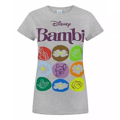 Buy Bambi Womens/Ladies Motif T-Shirt NS8362 • 14.15£
