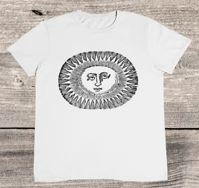 Buy Vintage Sun T Shirt - Tarot The Sun - Moon And Sun - %100 Premium Cotton • 12.95£