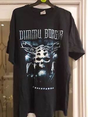 Buy Dimmu Borgir Abrahadabra Shirt Large Mens Black Metal Band Tour Stormblast • 55£