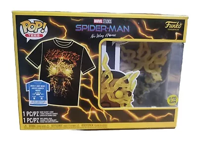 Buy Spiderman No Way Home Funko Pop! Tee Electro #1164 Glow In The Dark Marvel - Med • 9.99£