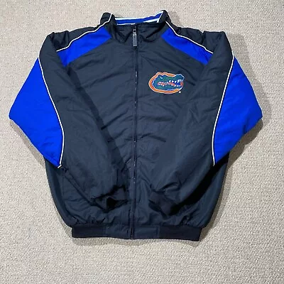 Buy Florida Gators Jacket Mens Large Black Blue NCAA American Football Windbreaker • 24.99£