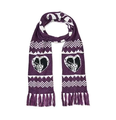 Buy Disney’s The Nightmare Before Christmas Knit Scarf Misfit Love Purple Jack Sally • 9.45£
