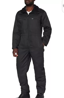 Buy Mens Winter Overall XXL Mechanic Warm Suit Padded Coverall Lined Thermal  • 74.99£