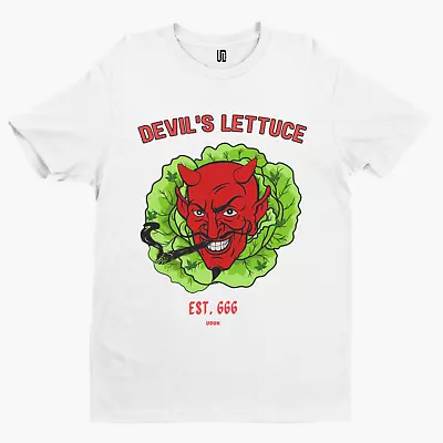 Buy Devil's Lettuce T-Shirt - Weed Stoner Cool Funny Comedy Joke Gift • 11.99£