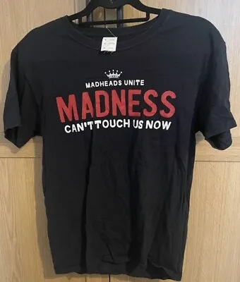 Buy Madness T Shirt Rare Ska Rock Band Tour Merch Tee Size Medium Black Suggs • 15.95£