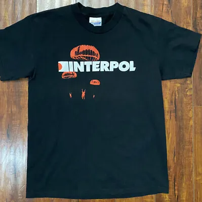 Buy VTG Interpol Parachutes Youth Large 14-16 Music Band Shirt Interpolantics • 59.24£
