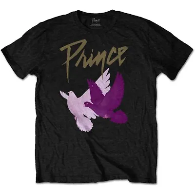 Buy Prince T-Shirt Doves Album Band Official Black New • 14.95£