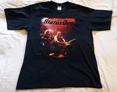 Buy Status Quo The Party Ain't Over Yet 2005/06 Tour T-shirt Size L Gildan Tag • 19.99£