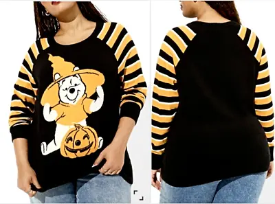 Buy NWT Torrid 2 Disney Halloween Winnie The Pooh Witch Pullover Sweater, 2X 18 20 • 28.94£