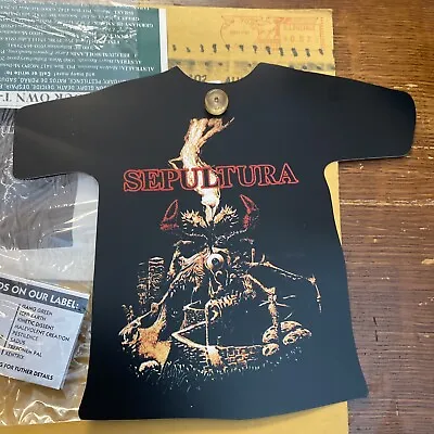 Buy 1992 Rare Sepultura Arise Metal Mini T-Shirt  (Plastic) Blue Grape Merchandising • 9.46£