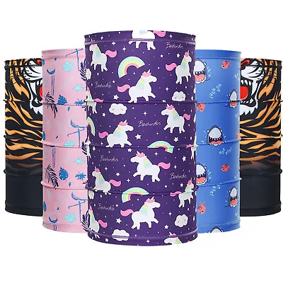 Buy Kids Scarf Neck Tube Ice Silk Children Cooling Bandana Headwear Snood • 4.99£