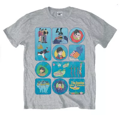 Buy The Beatles Yellow Submarine Montage Official Tee T-Shirt Mens • 15.99£