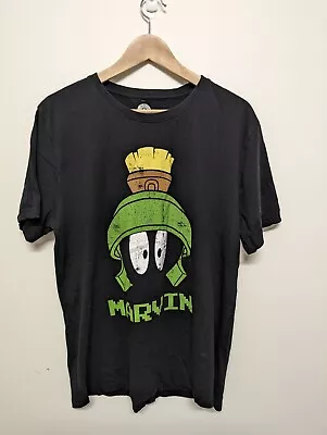 Buy Looney Tunes Mens Print Marvin The Martian Cotton T-Shirt Size L 2017 1605 • 12.29£