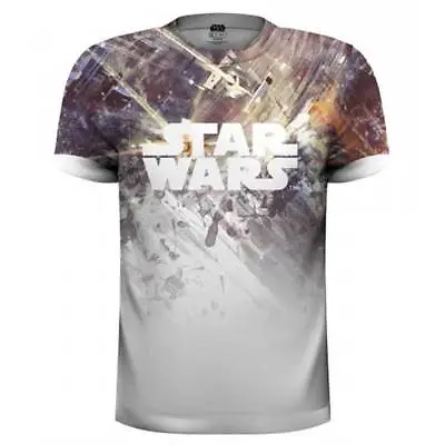Buy Star Wars T Shirt Mens Logo Dogfight Official M,L,XL Free P+P • 11.49£