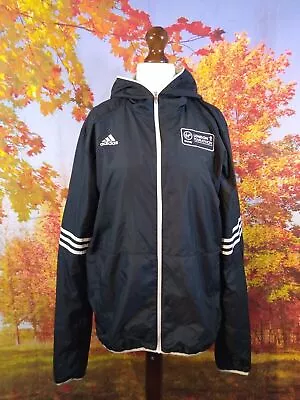 Buy London Marathon Black Adidas Climaproof Stewardprint Jacket UK Men's Size Medium • 22£