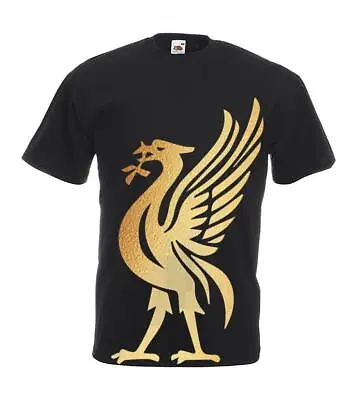 Buy Unisex Black Scouse Liverpool Liverpudlian Liver Bird Logo YNWA  T-Shirt • 10.88£
