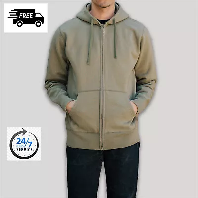 Buy Mens Classic Hooded Sweat Plain Sweatshirt Hoodie Top Unisex UK • 9.99£