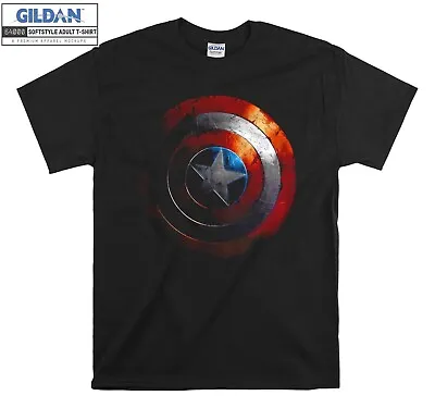 Buy Marvel Captain America Comic T-shirt Gift Hoodie Tshirt Men Women Unisex F363 • 11.99£
