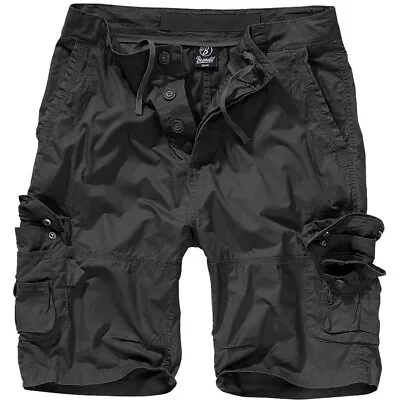 Buy Brandit Ty Shorts Hiking Army Men's Work Outdoor Hiking Cotton Lightweight Black • 43.95£