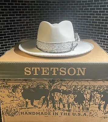 Buy Rare, Unique Stetson Revamped “ The Rattler” Brand New Never Worn W/ Box Cowgirl • 284.17£