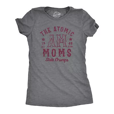 Buy Womens Atomic Moms State Champs T Shirt Funny Mothers Day Gift Championship Tee • 8.98£