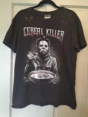 Buy Halloween Cereal Killer T Shirt Horror Michael Myers • 15£